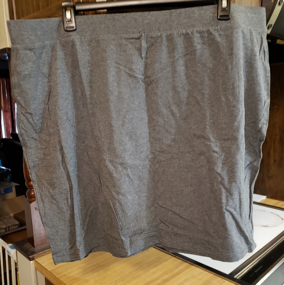 Faded Glory gray skirt 3x